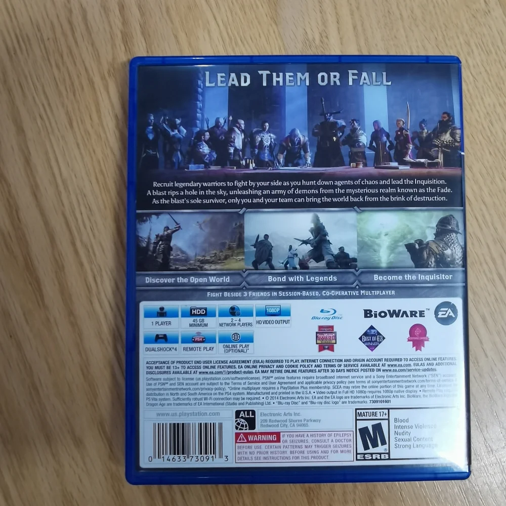 PS4 Dragon Age Inquisition